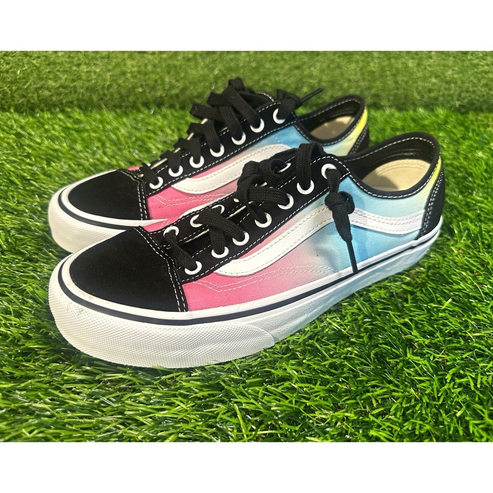 VANS Old Skool UltraCush Low Top Sneakers  Colorblock Men's sz 8.5 Women's sz 10